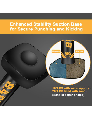 Bolsa de Boxeo Pesada SPOXING 70" Ajustable para Adultos