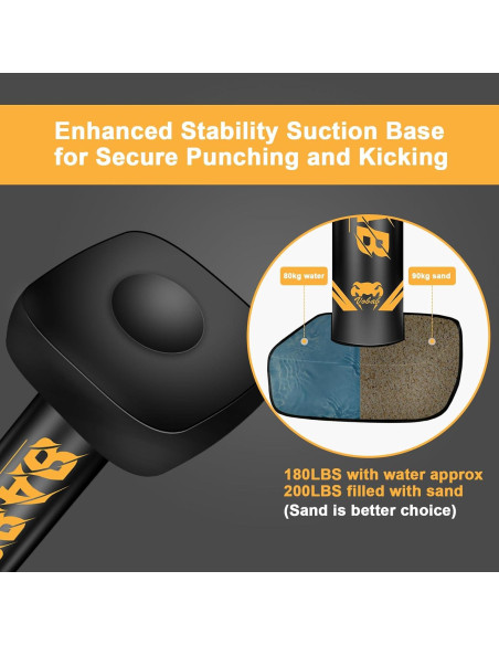 Bolsa de Boxeo Pesada SPOXING 70" Ajustable para Adultos