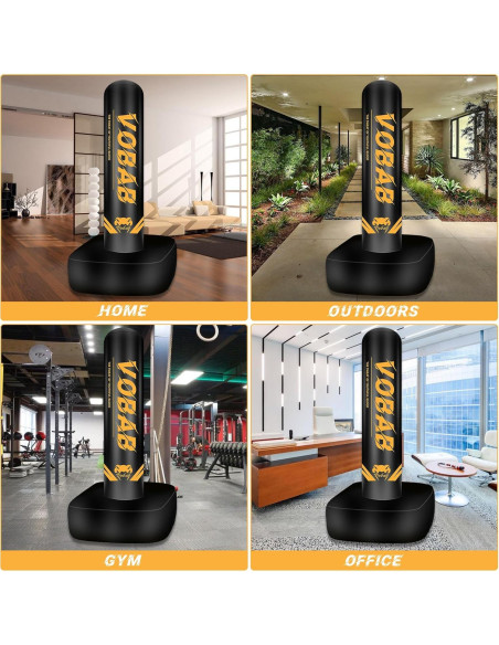 Bolsa de Boxeo Pesada SPOXING 70" Ajustable para Adultos