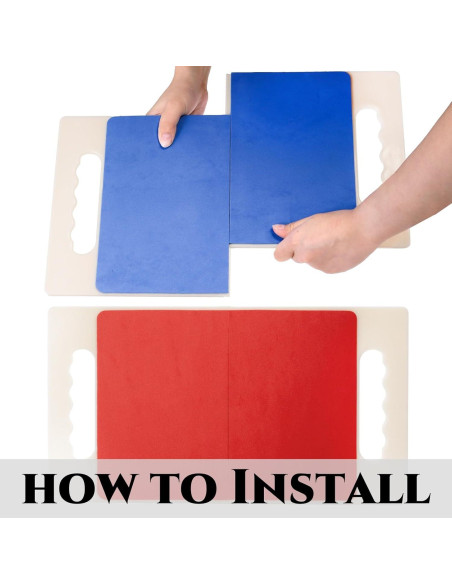 Paquete de 4 Tableros de Golpe Reutilizables Noamus 42.5x23.6cm