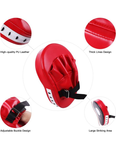 Kit de Almohadillas de Golpe SEISSO + Mitones de Boxeo