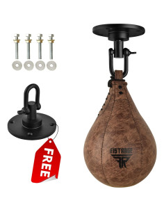 Bolsa de Velocidad FISTRAGE de Cuero para Boxeo y MMA 2