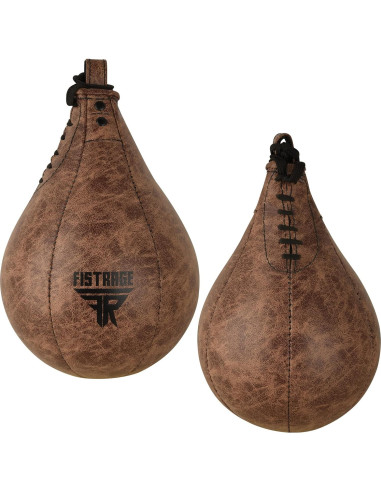 Bolsa de Velocidad FISTRAGE de Cuero para Boxeo y MMA