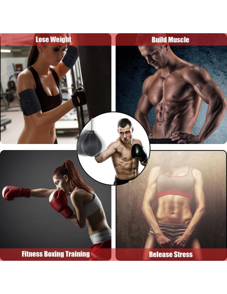 Bolsa de Velocidad para Boxeo Fanceasily Ajustable Pared