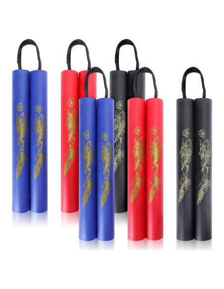 Bastones de Entrenamiento Wpxmer de Goma Espuma - 6 Piezas