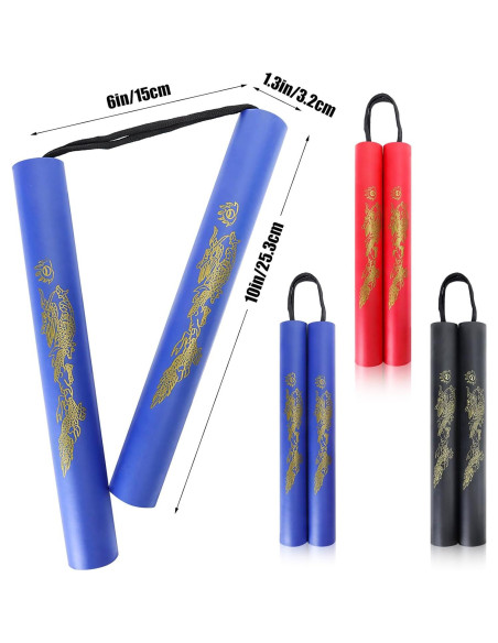 Bastones de Entrenamiento Wpxmer de Goma Espuma - 6 Piezas