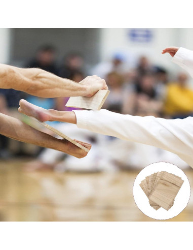 10 Tablas de Rompimiento de Madera SENTOP para Karate y Taekwondo
