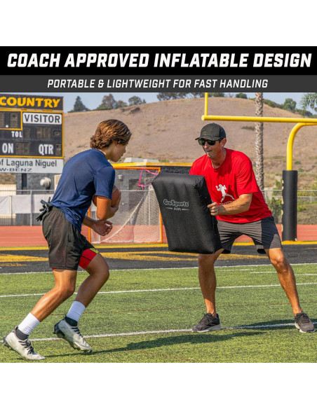 Almohadilla Inflable de Bloqueo GoSports 58.4x38.1 cm Entrenamiento