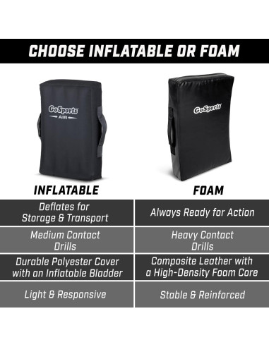 Almohadilla Inflable de Bloqueo GoSports 58.4x38.1 cm Entrenamiento