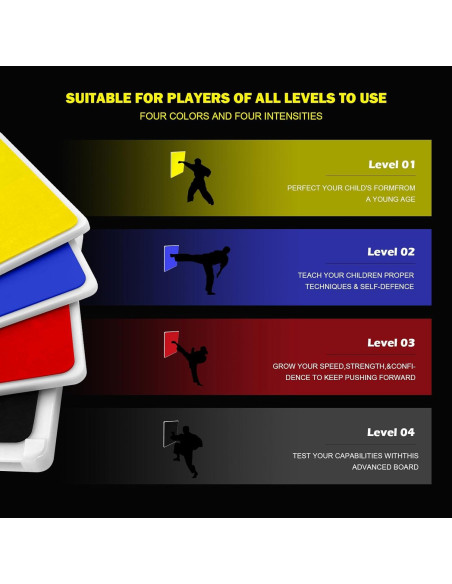 4 Tableros Requebrajables Zamfoot para Artes Marciales Niños