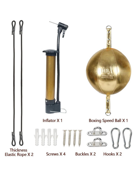 Kit de Boxeo Doble Extremo InnoLife con Cuerdas Elásticas