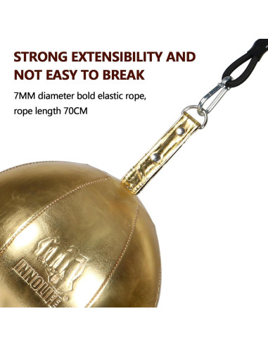 Kit de Boxeo Doble Extremo InnoLife con Cuerdas Elásticas