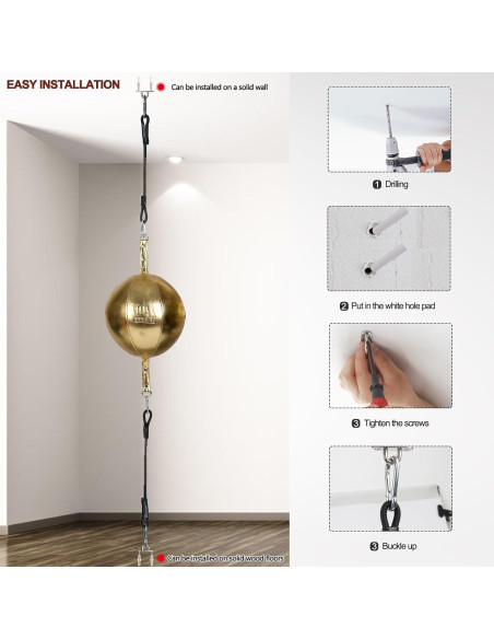 Kit de Boxeo Doble Extremo InnoLife con Cuerdas Elásticas