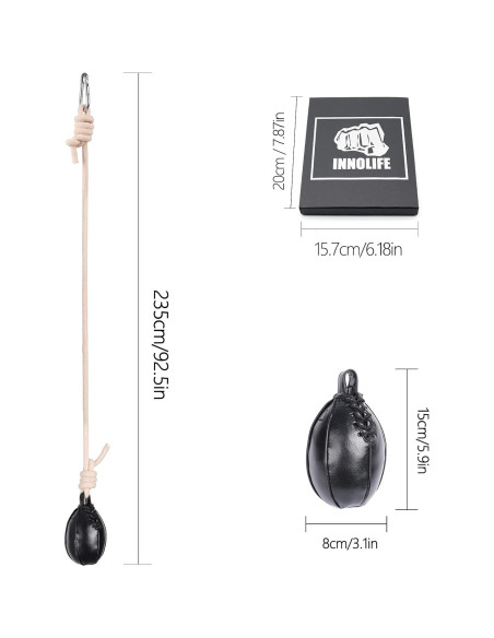 Bolsa de Esquiva de Boxeo INNOLIFE - Entrenamiento MMA y Kickboxing