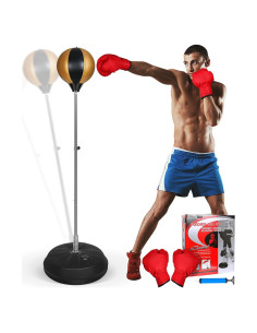 Bolsa de Boxeo INNOLIFE Ajustable 120-150 cm con Guantes