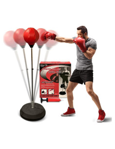 Saco de Boxeo Independiente Iron Fit con Guantes y Bomba 121-147 cm