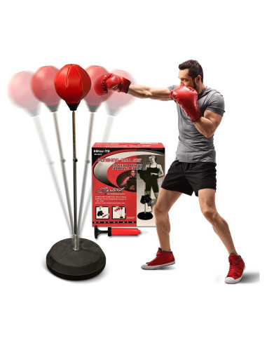 Saco de Boxeo Independiente Iron Fit con Guantes y Bomba 121-147 cm