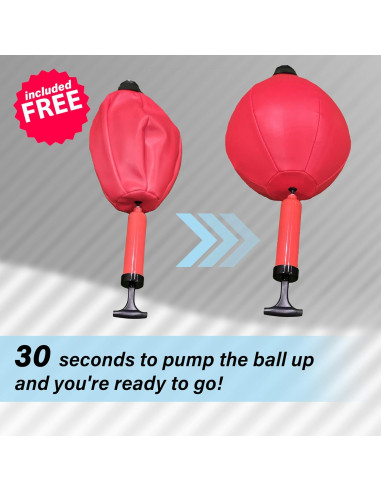 Saco de Boxeo Independiente Iron Fit con Guantes y Bomba 121-147 cm