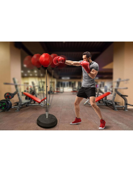 Saco de Boxeo Independiente Iron Fit con Guantes y Bomba 121-147 cm