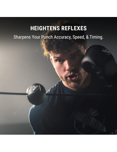 Bolsa de Fin Doble Mini Hayabusa - Negro, Ajustable, Boxeo