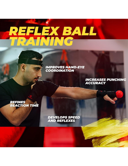 Bola de Reflexión para Boxeo Boxerpoint - Kit Completo Niños