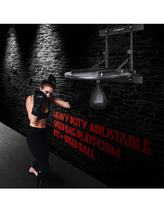 Kit Plataforma Bolsa Velocidad Afranti 24" Ajustable Boxeo 2