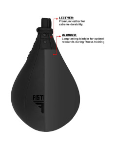 Bolsa de Velocidad FISTRAGE de Cuero para Boxeo y MMA 2