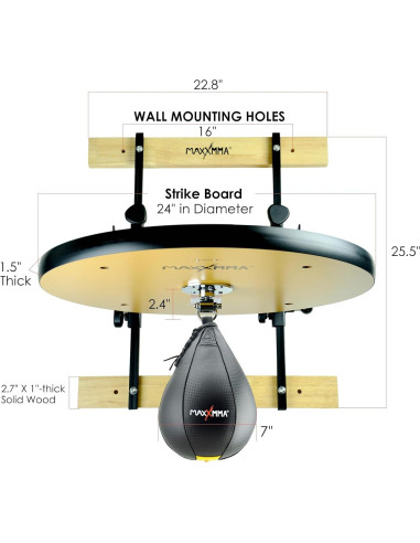 Kit de Plataforma para Bolsa de Velocidad MaxxMMA - Ajustable y Resistente