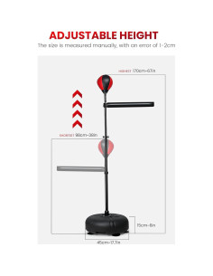 Barra de Boxeo INNOLIFE Ajustable para Niños 7-12 Años 2