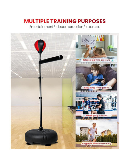 Barra de Boxeo INNOLIFE Ajustable para Niños 7-12 Años