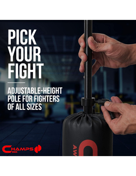 Bolsa de Boxeo Cobra Champs MMA Ajustable con Rebote Rápido