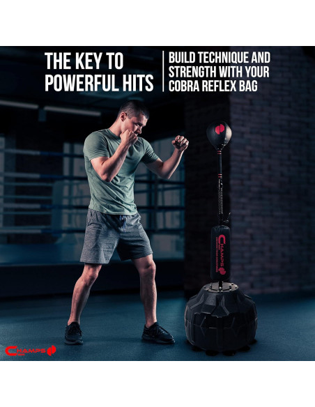 Bolsa de Boxeo Cobra Champs MMA Ajustable con Rebote Rápido