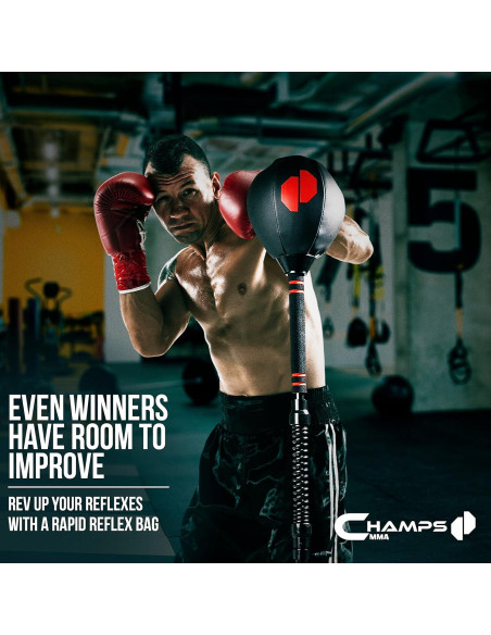 Bolsa de Boxeo Cobra Champs MMA Ajustable con Rebote Rápido
