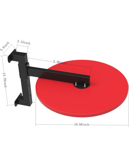Plataforma de Bolsa de Velocidad WYGVNR Ajustable 50 cm