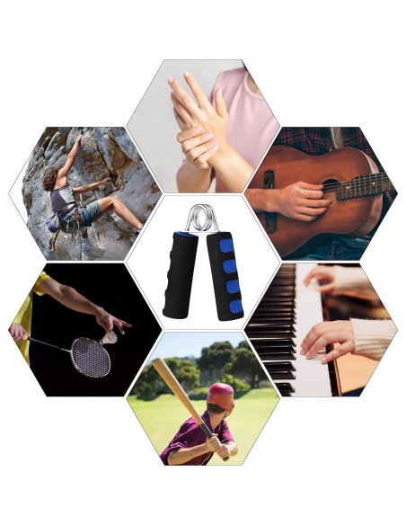 Agarraderas de Fuerza erduoduo - Paquete de 2, Espuma Suave