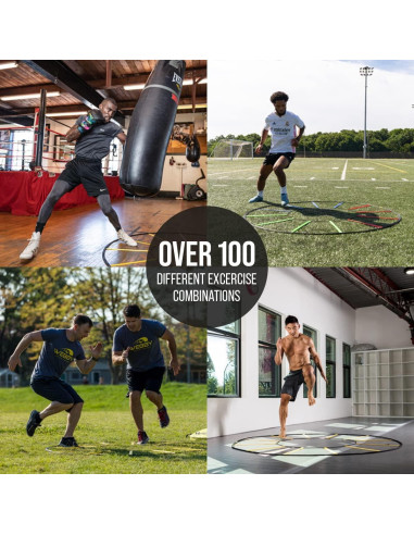 Escalera de Agilidad Circular Webby - Entrenador de Velocidad 1.83m