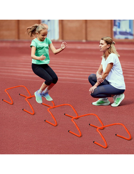 Set de Entrenamiento de Velocidad y Agilidad SMTPDT - 5 Vallas y Escalera 6.1m