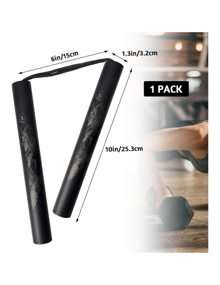 Palos de Entrenamiento de Goma Espuma Wpxmer 25.4x3.3cm