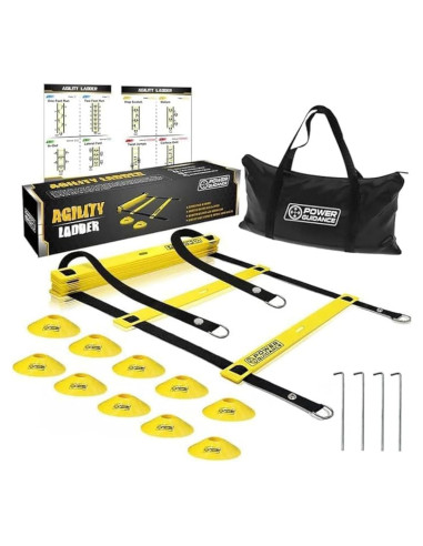 Escalera de Agilidad POWER GUIDANCE 6.1m con Conos - Entrenamiento