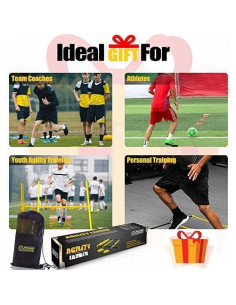 Escalera de Agilidad POWER GUIDANCE 6.1m con Conos - Entrenamiento 2