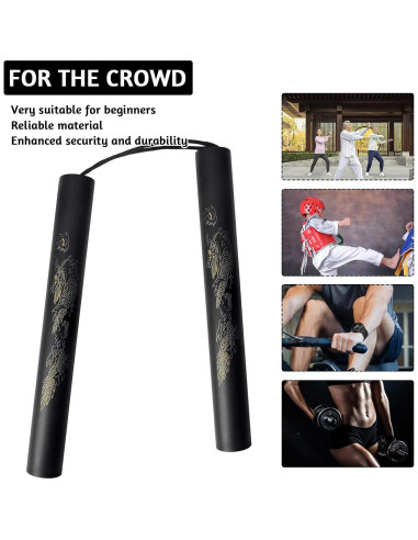 Palos de Entrenamiento de Goma Espuma Wpxmer 25.4x3.3cm