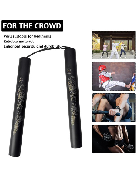 Palos de Entrenamiento de Goma Espuma Wpxmer 25.4x3.3cm