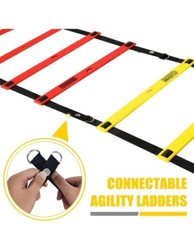 Escalera de Agilidad POWER GUIDANCE 6.1m con Conos - Entrenamiento