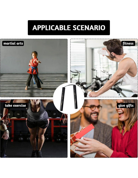 Palos de Entrenamiento de Goma Espuma Wpxmer 25.4x3.3cm