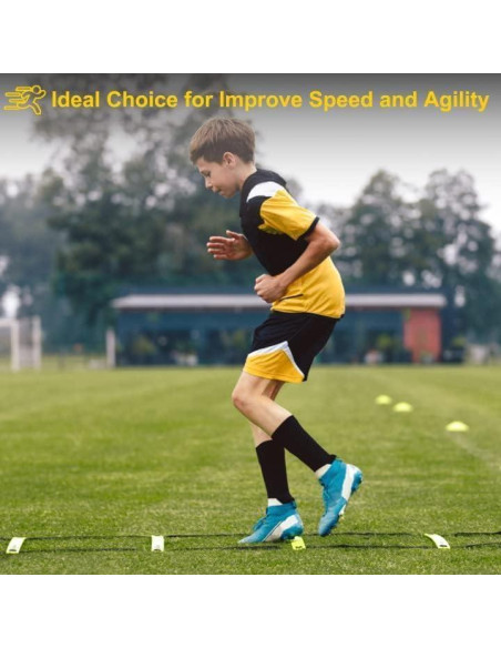 Escalera de Agilidad POWER GUIDANCE 6.1m con Conos - Entrenamiento