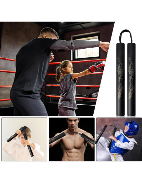 Palos de Entrenamiento de Goma Espuma Wpxmer 25.4x3.3cm