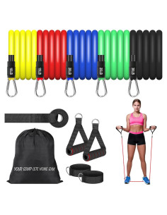 Juego de Bandas de Resistencia AGM con Mangos y Anclaje