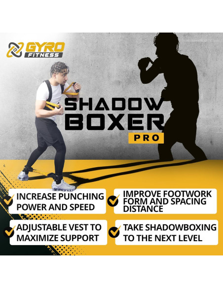 Conjunto de bandas de resistencia Gyro Fitness para boxeo