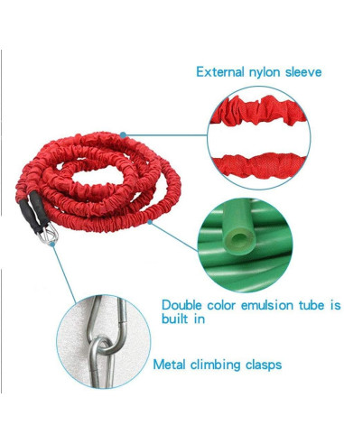 Entrenador de Resistencia YNXing 2.99 m Ajustable para Fuerza