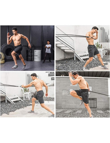 Entrenador de Resistencia YNXing 2.99 m Ajustable para Fuerza